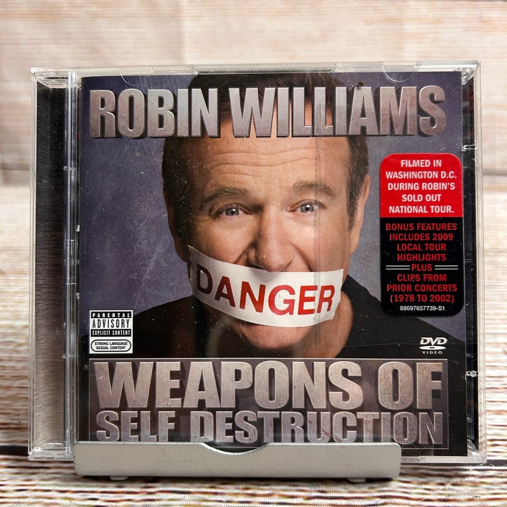 Robin‎ Williams Weapons of Self Destruction CD DVD Set 2009 Columbia